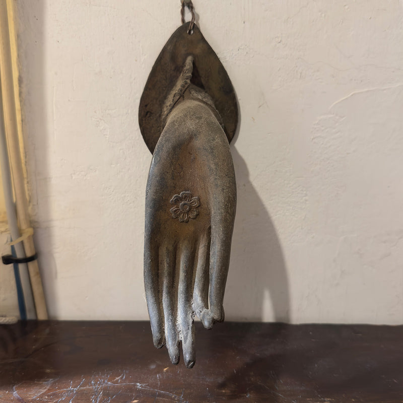 銅製蓮花佛手-壁掛式